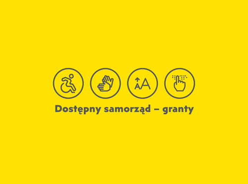 Logo projektu Dostępny samorząd granty