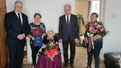 15 stycznia 2023 Pani Władysława Szczepaniuk z Rogóźna ukończyła 100 lat