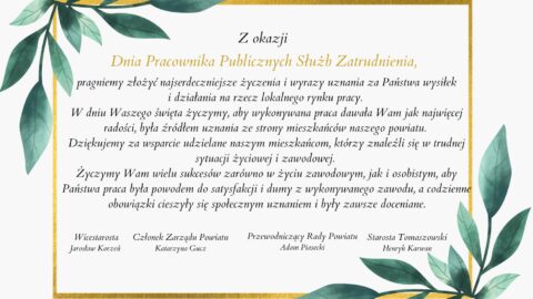 Dzień Pracownika Publicznych Służb Zatrudnienia