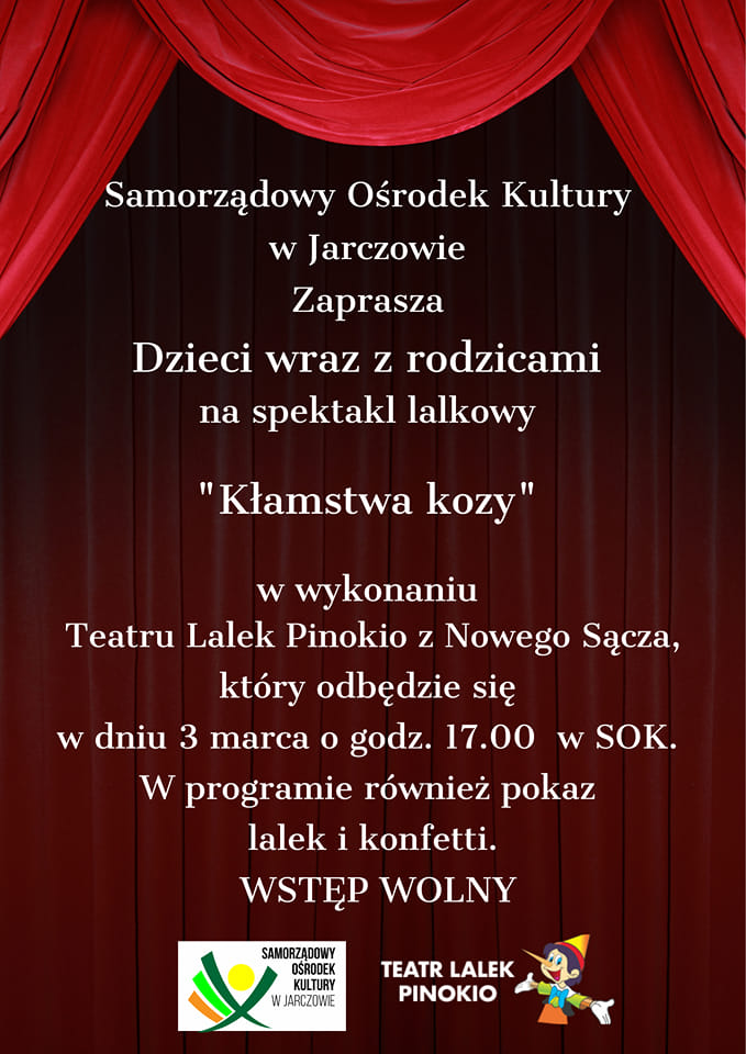 Spektakl lalkowy w SOKu w Jarczowie
