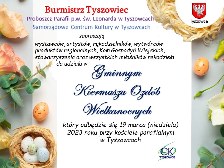 Gminny Kiermasz Wielkanocny w Tyszowcach