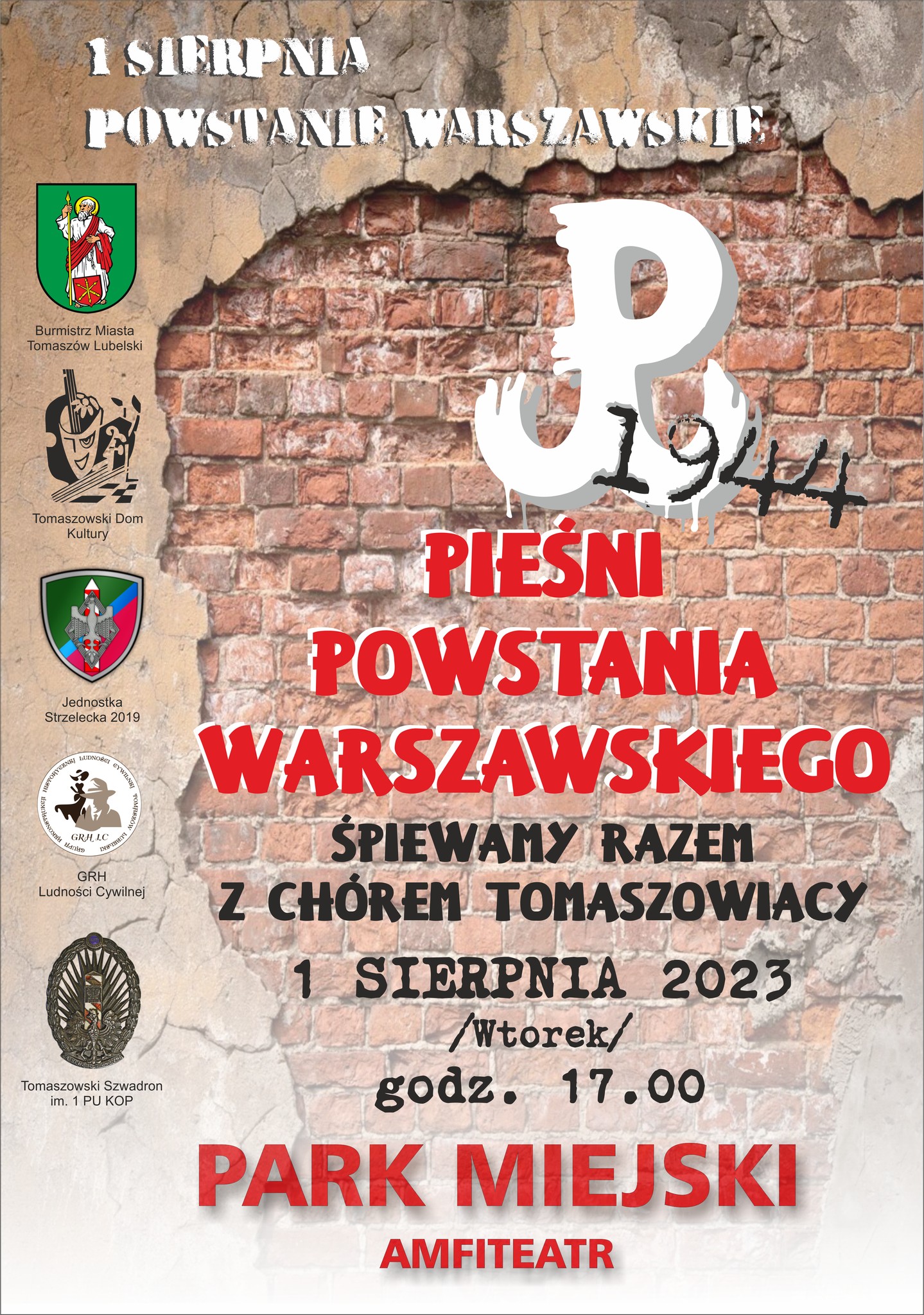 Pieśni Powstania Warszawskiego w Tomaszowie Lubelskim
