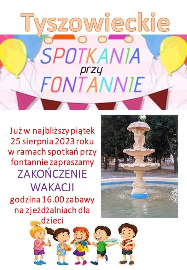 Spotkania przy fontannie w Tyszowcach