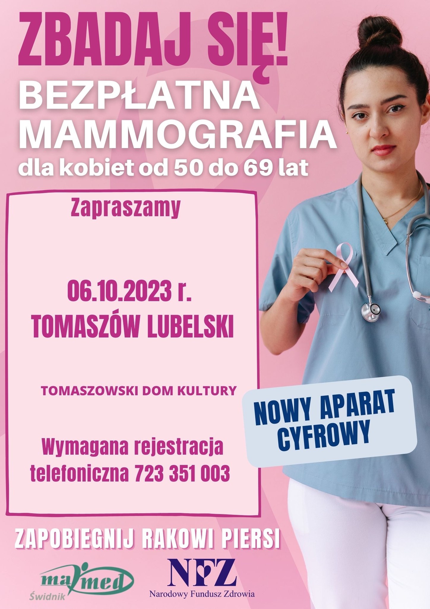 Mammografia w Tomaszowie Lubelskim