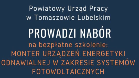 Nabór na bezpłatne szkolenie