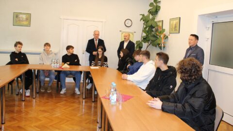 Wizyta uczniów I LO w Tomaszowie Lubelskim