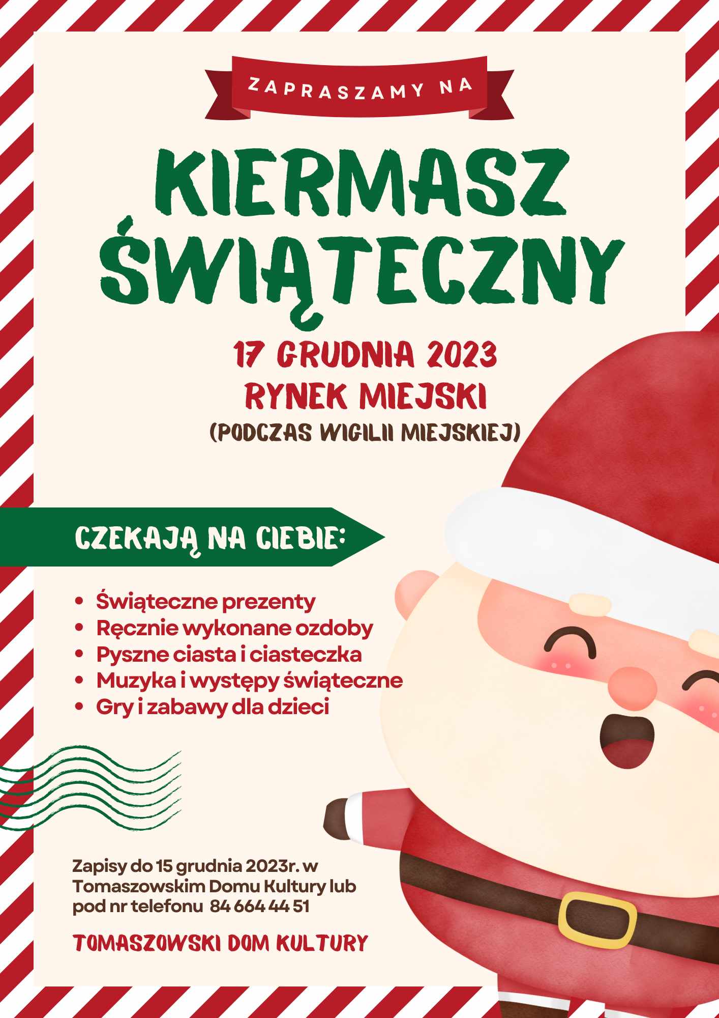 Kiermasz świąteczny w Tomaszowie Lubelskim 2023