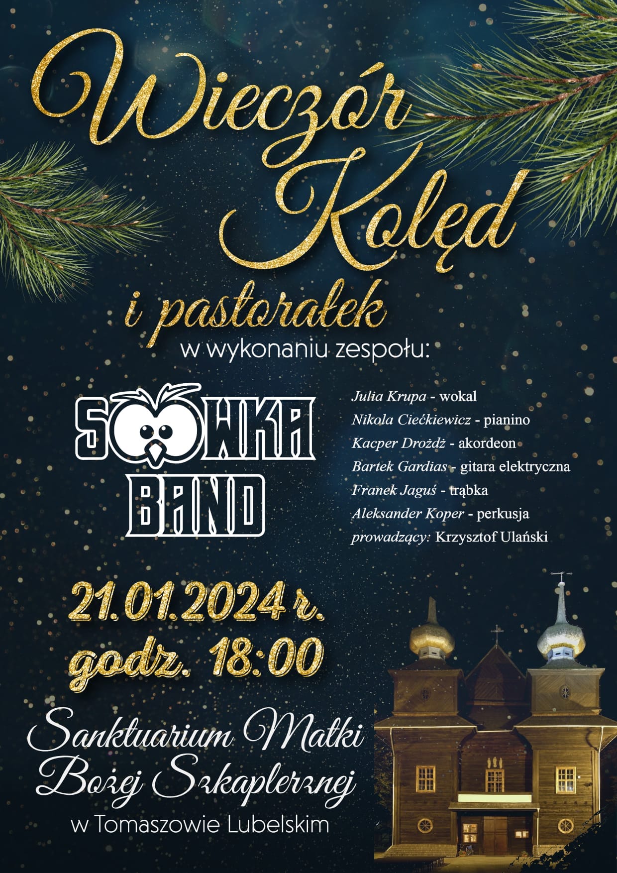 Wieczór Kolęd z Sówką Band