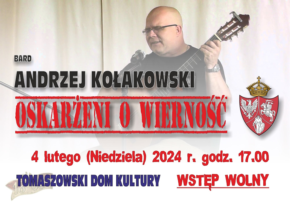 Koncert Andrzeja Kołakowskiego w Tomaszowie Lubelskim