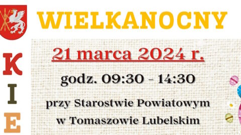 Wielkanocny Kiermasz Rękodzieła - zaproszenie