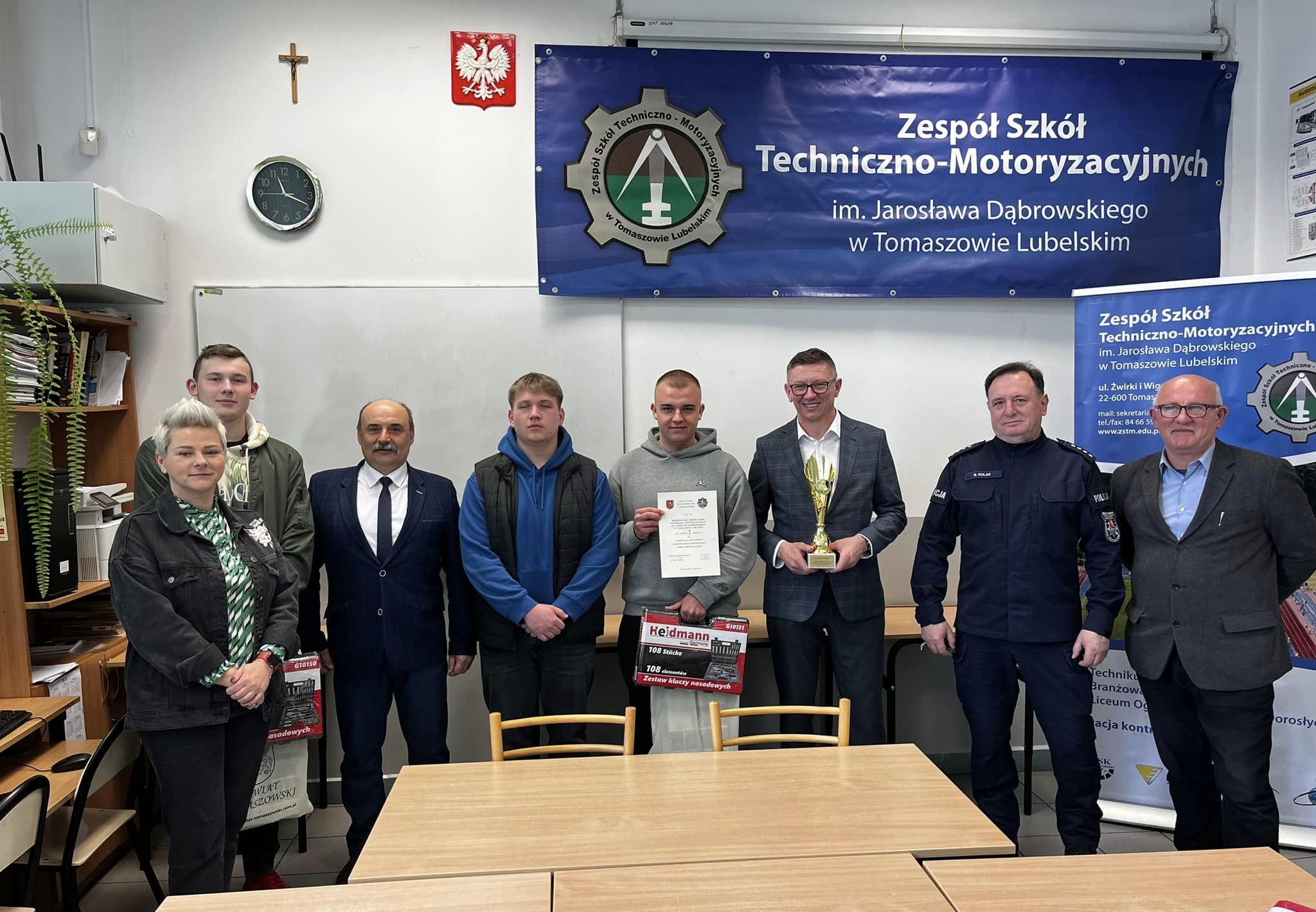Uczniowie "mechanika" wygrali Powiatowe Eliminacje Ogólnopolskiego Młodzieżowego Turnieju Motoryzacyjnego