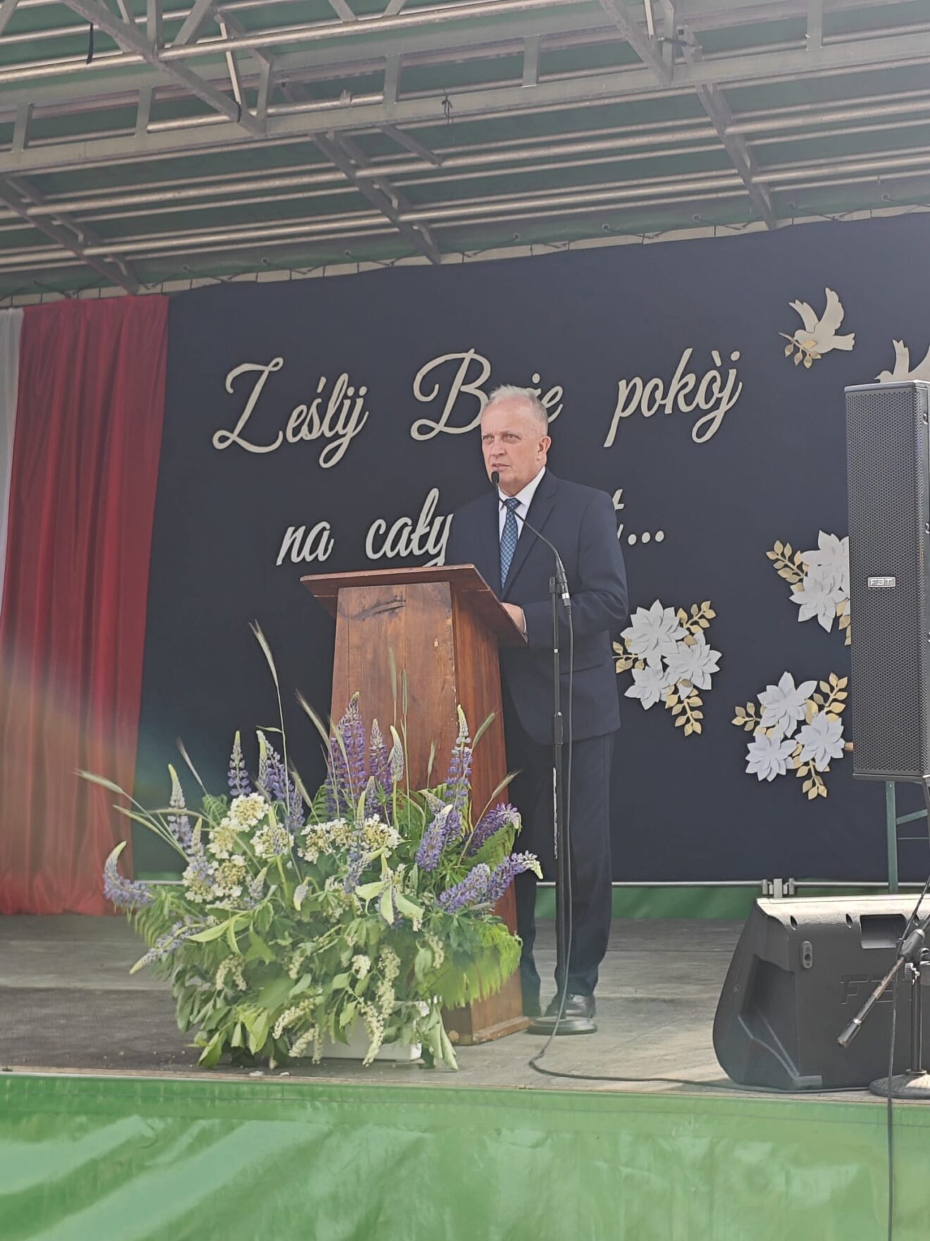 Uroczystości patriotyczne w Róży