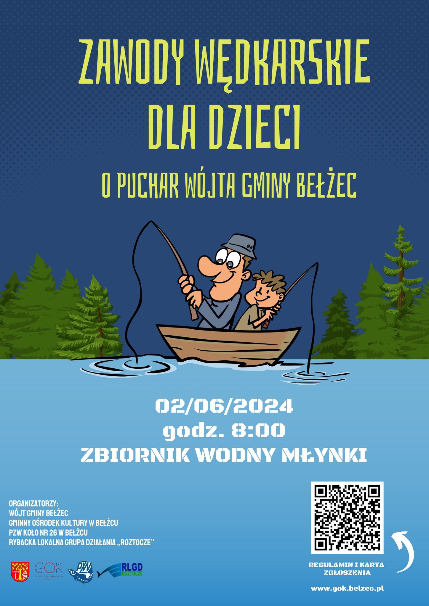 Zawody wędkarskie dla dzieci w Młynkach