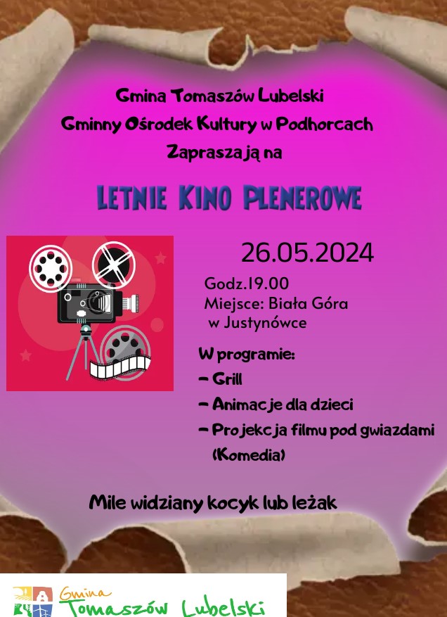 Letnie Kino Plenerowe na Białej Górze