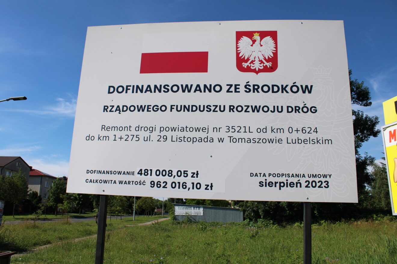 Odbiór drogi powiatowej przy ul. 29 Listopada