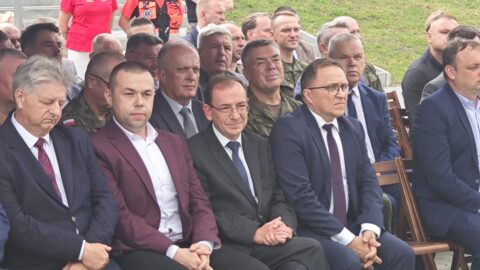 Wizyta starosty tomaszowskiego w powiecie łukowskim