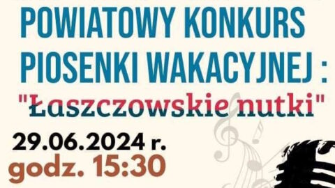 Powiatowy Konkurs Piosenki Wakacyjnej w Łaszczowie