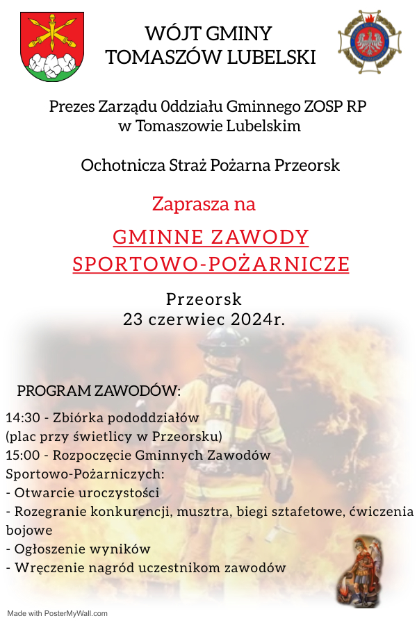 Gminne zawody sportowo-pożarnicze w Przeorsku