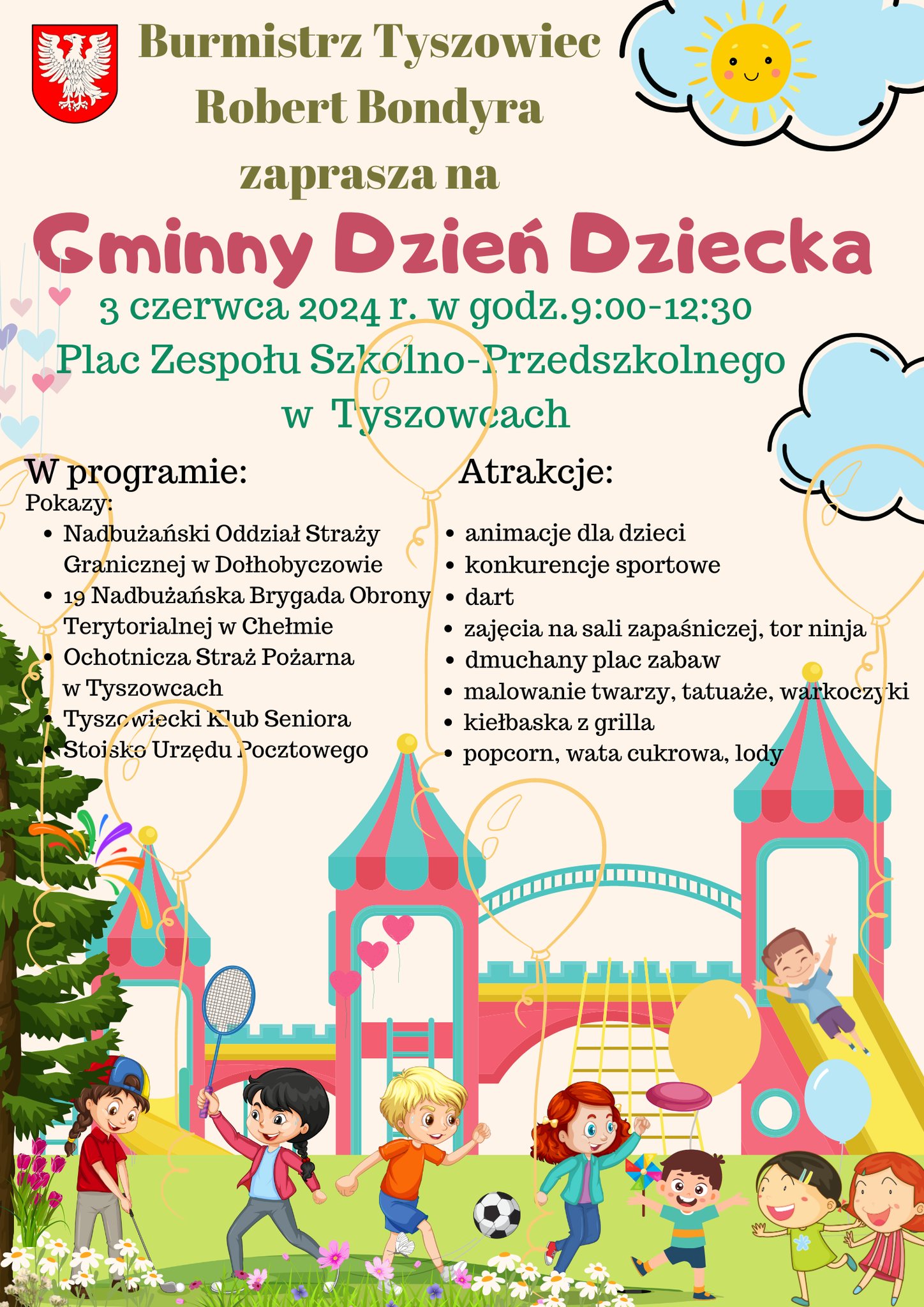 Gminny Dzień Dziecka w Tyszowcach