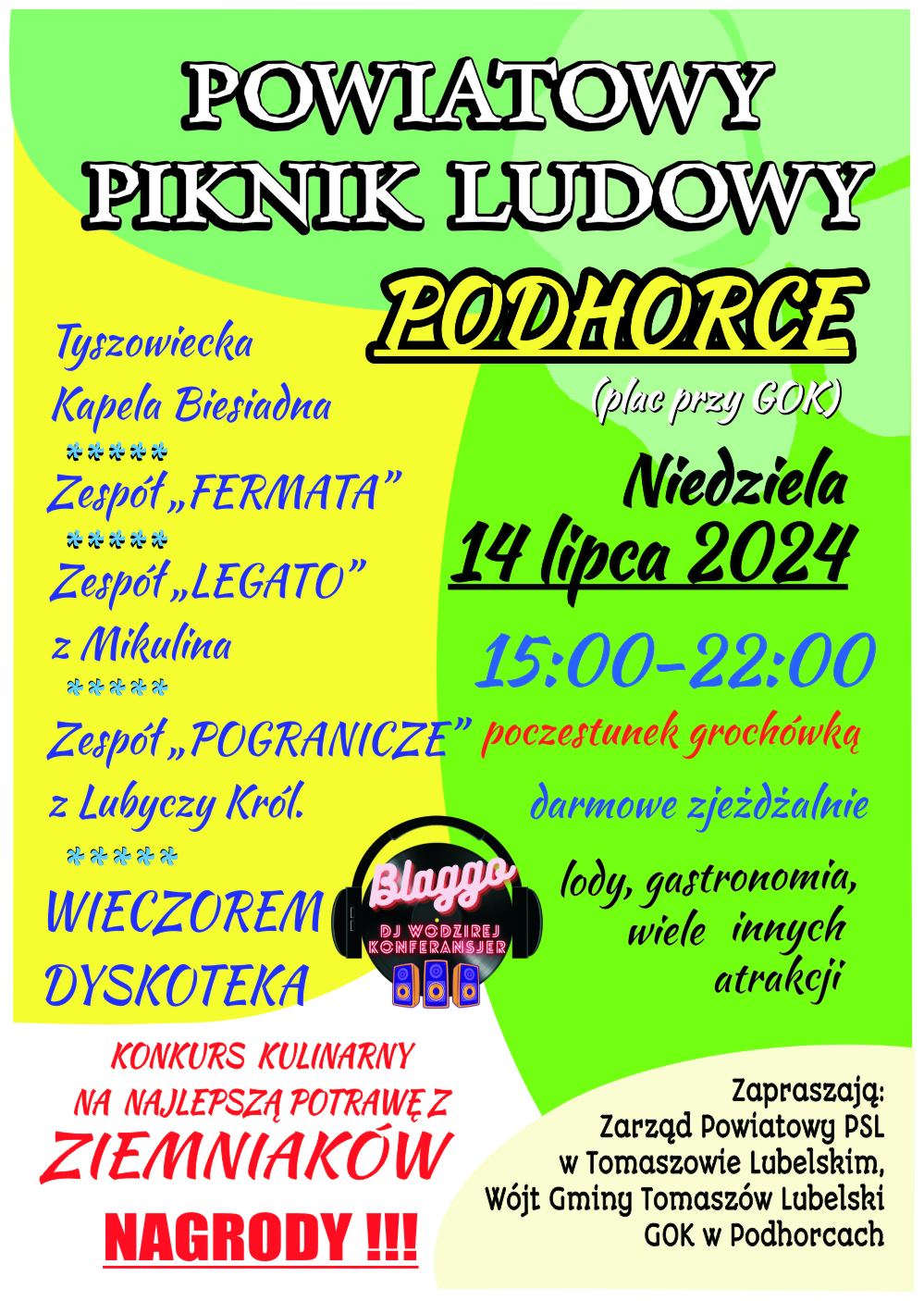 Powiatowy Piknik Ludowy w Podhorcach