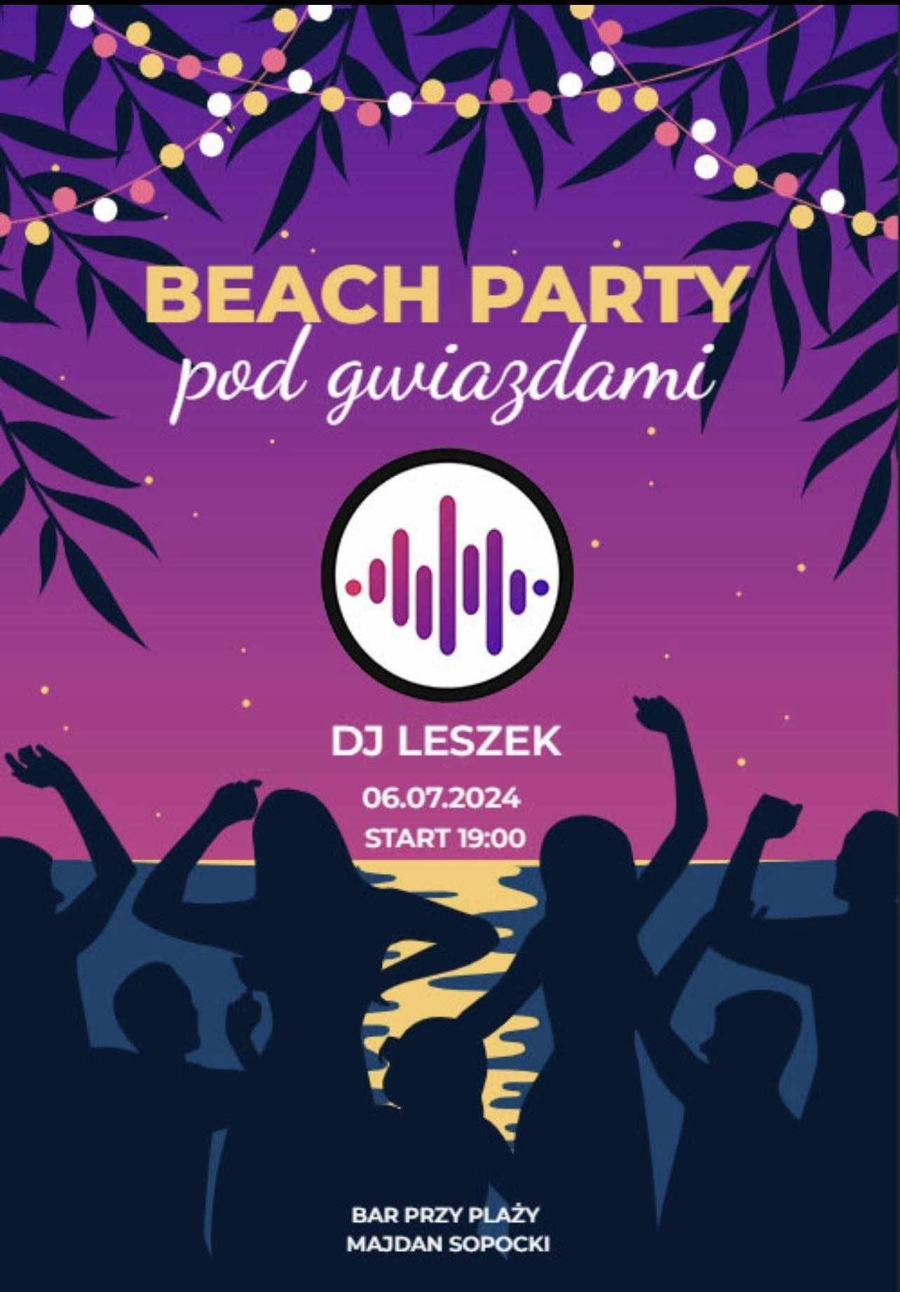 Beach party w Majdanie Sopockim