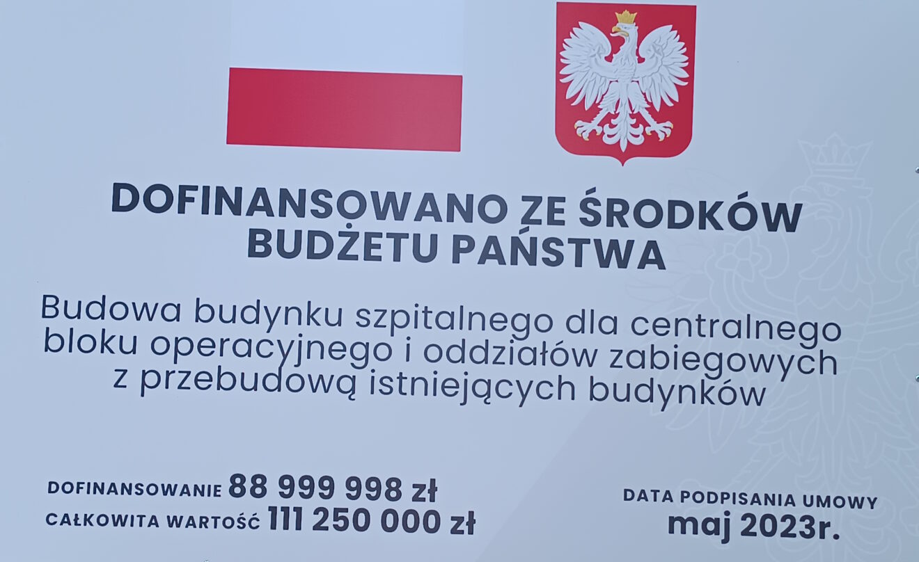 Budowa Bloku Operacyjnego i oddziałów przy SP ZOZ w Tomaszowie Lubelskim