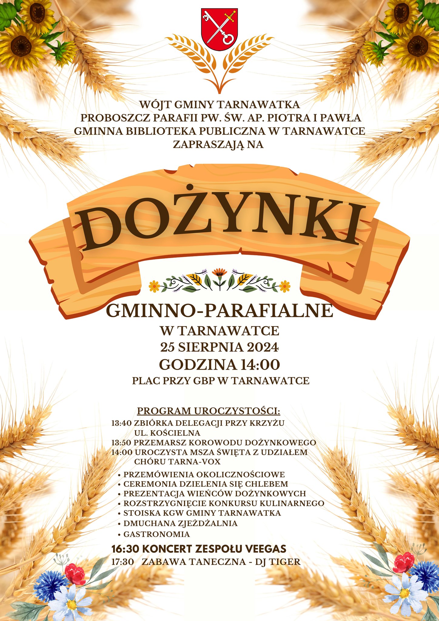 Dożynki Gminno-Parafialne w Tarnawatce