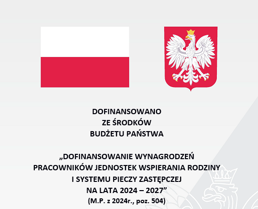 Dofinansowanie wynagrodzeń pracowników jednostek wspierania rodziny i systemu pieczy zastępczej na lata 2024-2027