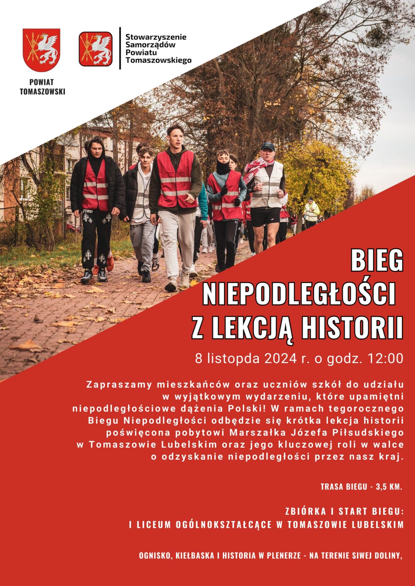 Bieg niepodległości z lekcją historii