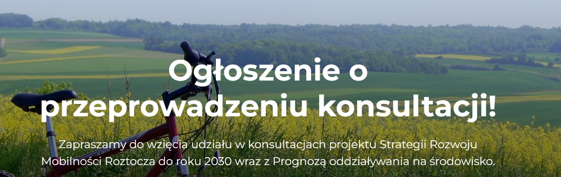 Ogłoszenie o przeprowadzeniu konsultacji