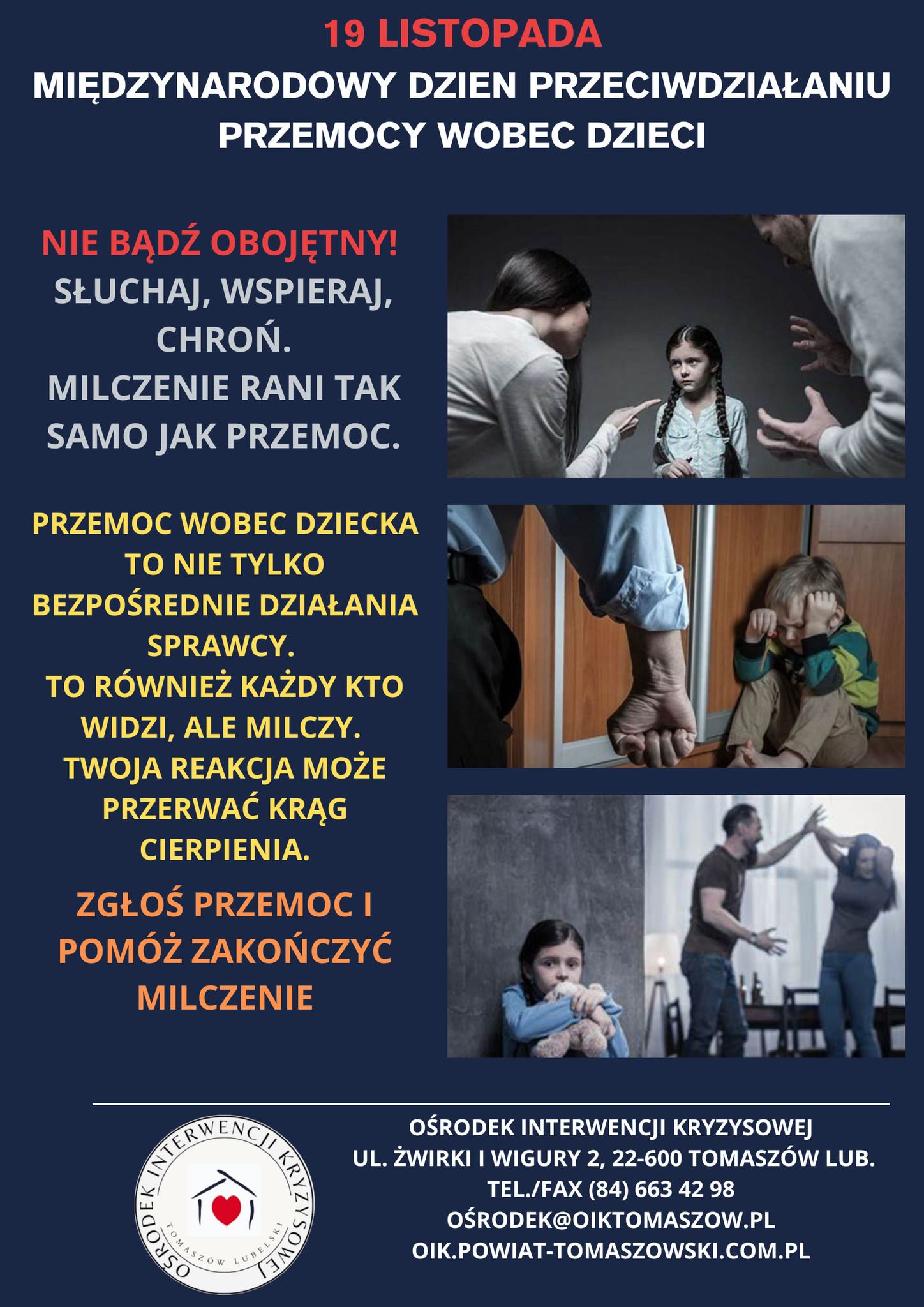 Międzynarodowy Dzień Zapobiegania Przemocy Wobec Dzieci