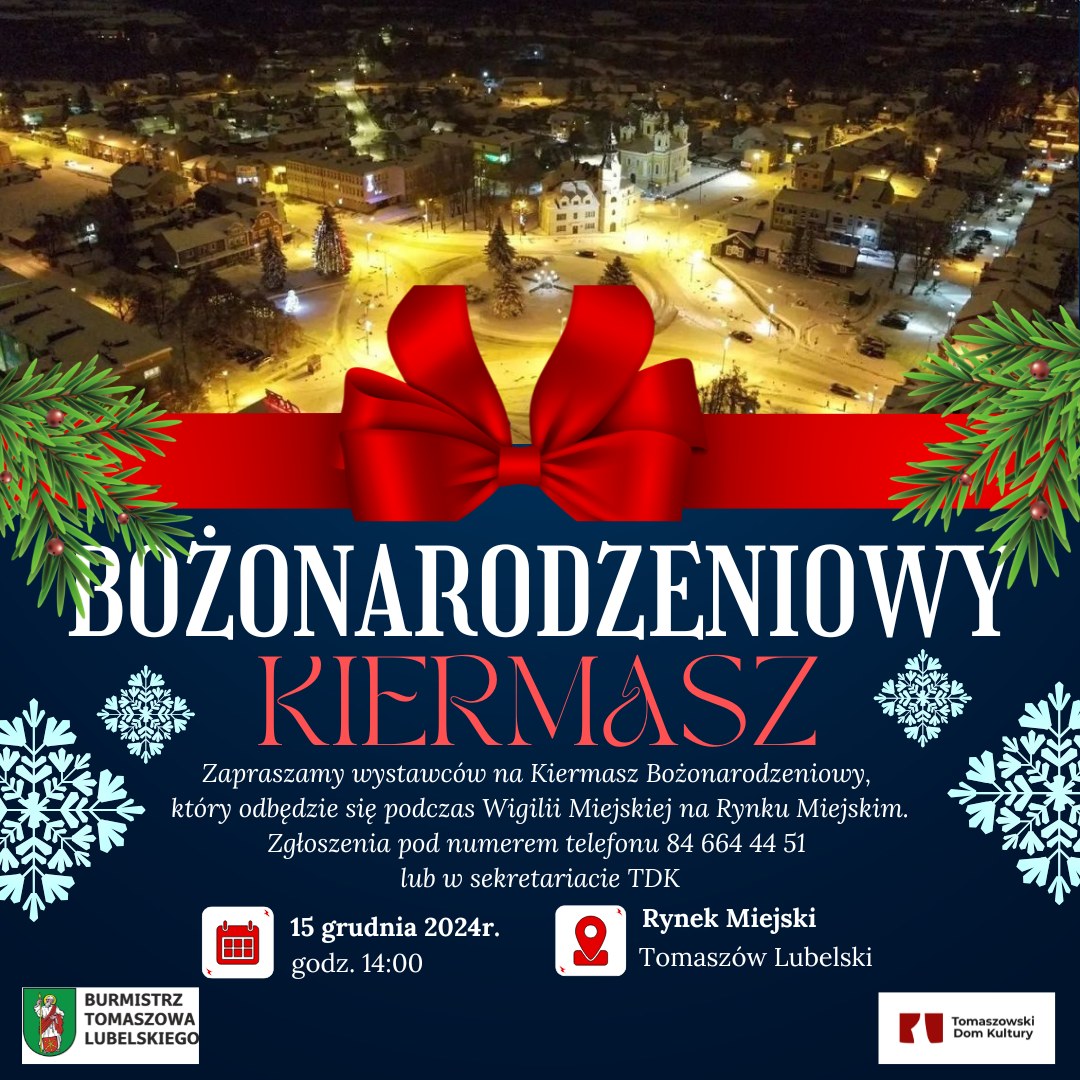 Kiermasz świąteczny w Tomaszowie Lubelskim