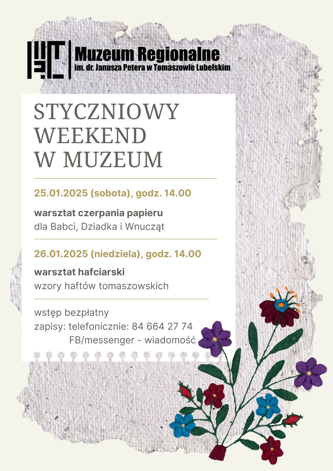 Styczniowy Weekend w Muzeum