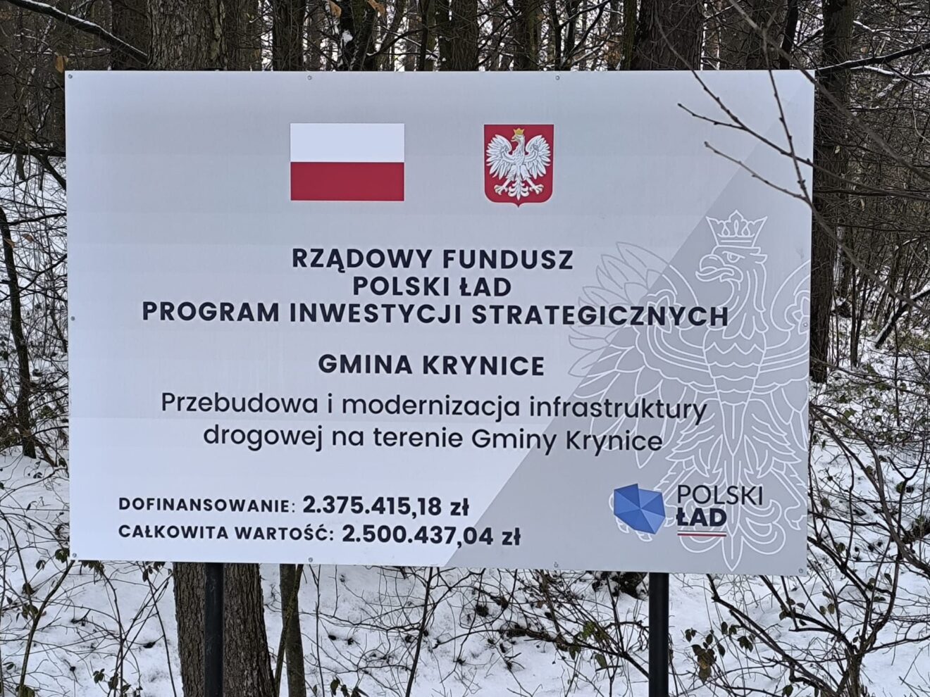 Zmodernizowano drogę powiatową nr 3503L w miejscowości Zaboreczno