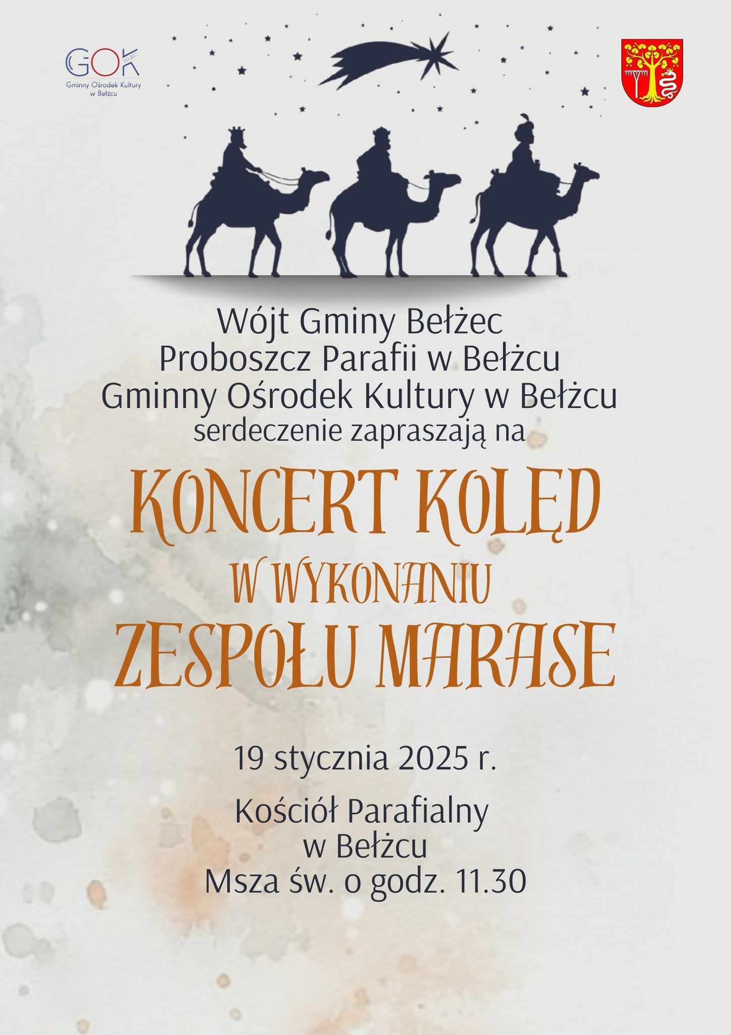 Koncert Kolęd w wykonaniu zespołu Marase, Bełżec