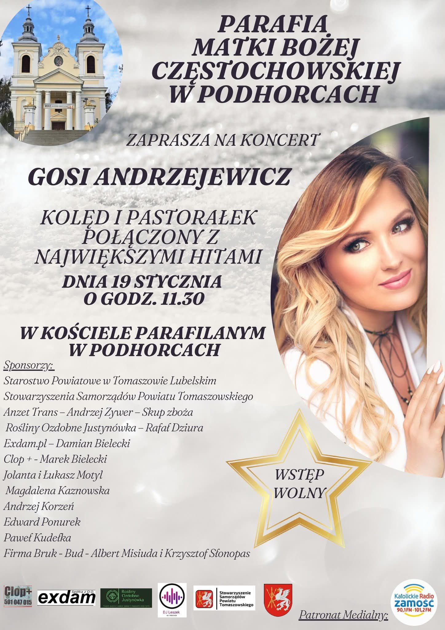 Gosia Andrzejewicz wystąpi w Podhorcach