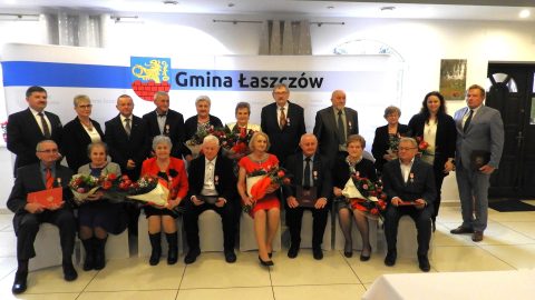Złote Gody dziewięciu par małżeńskich z gminy Łaszczów