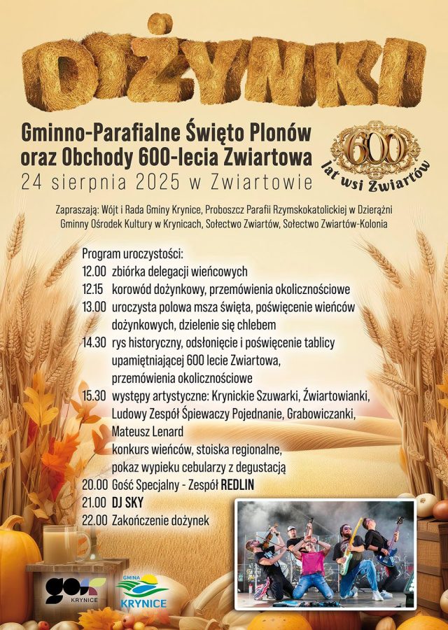 plakat dożynkowy