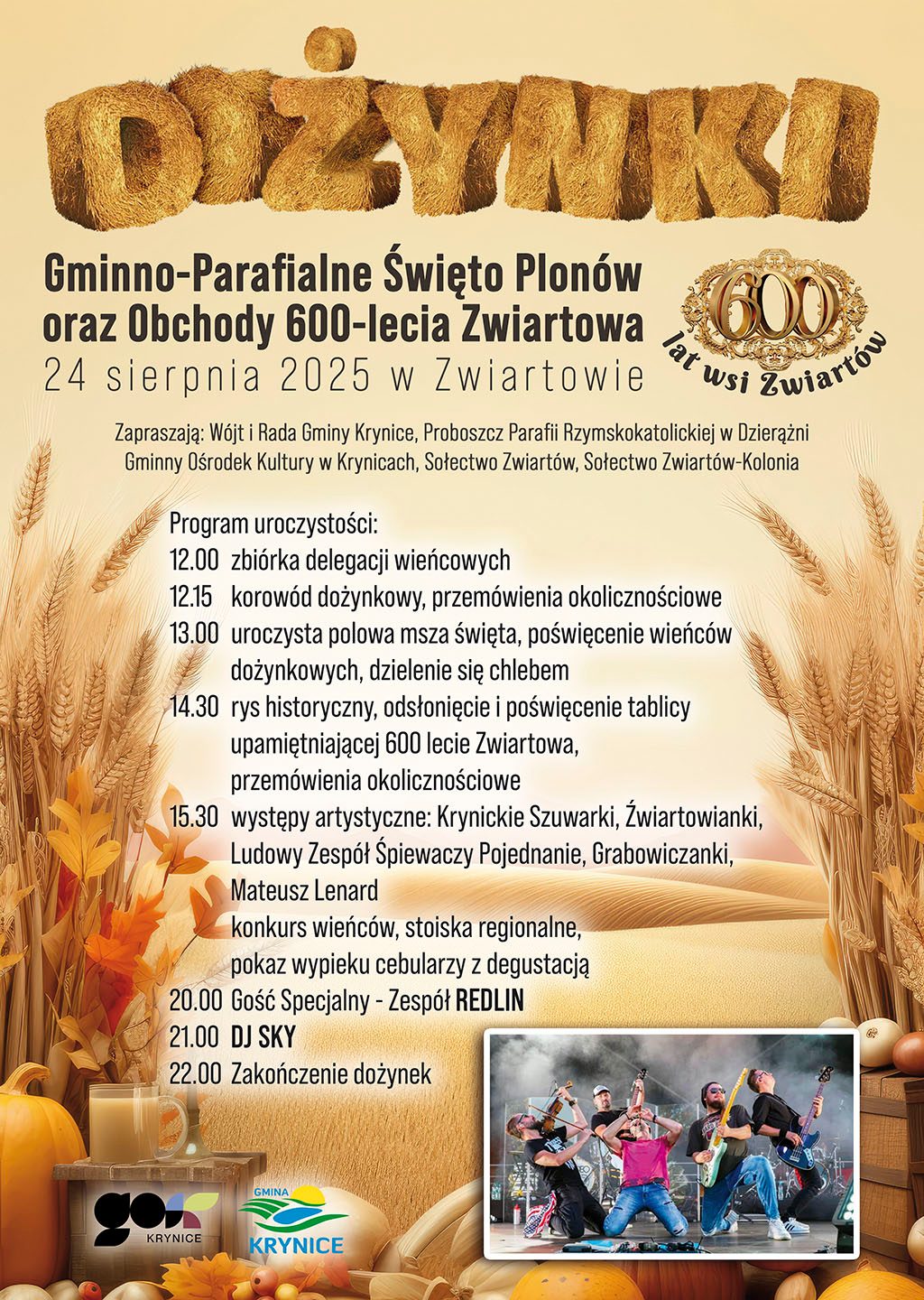 plakat dożynkowy