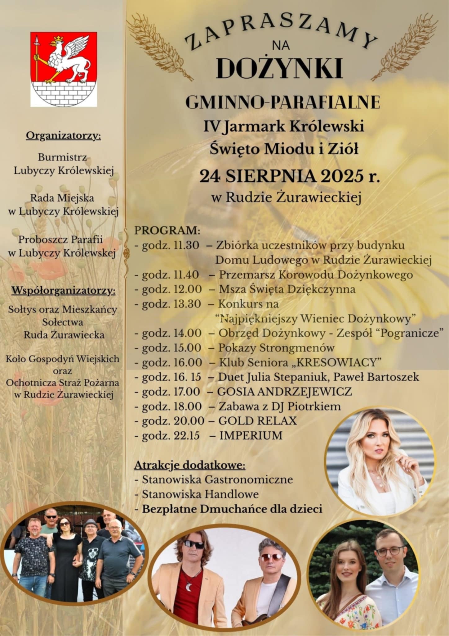 plakat dożynkowy