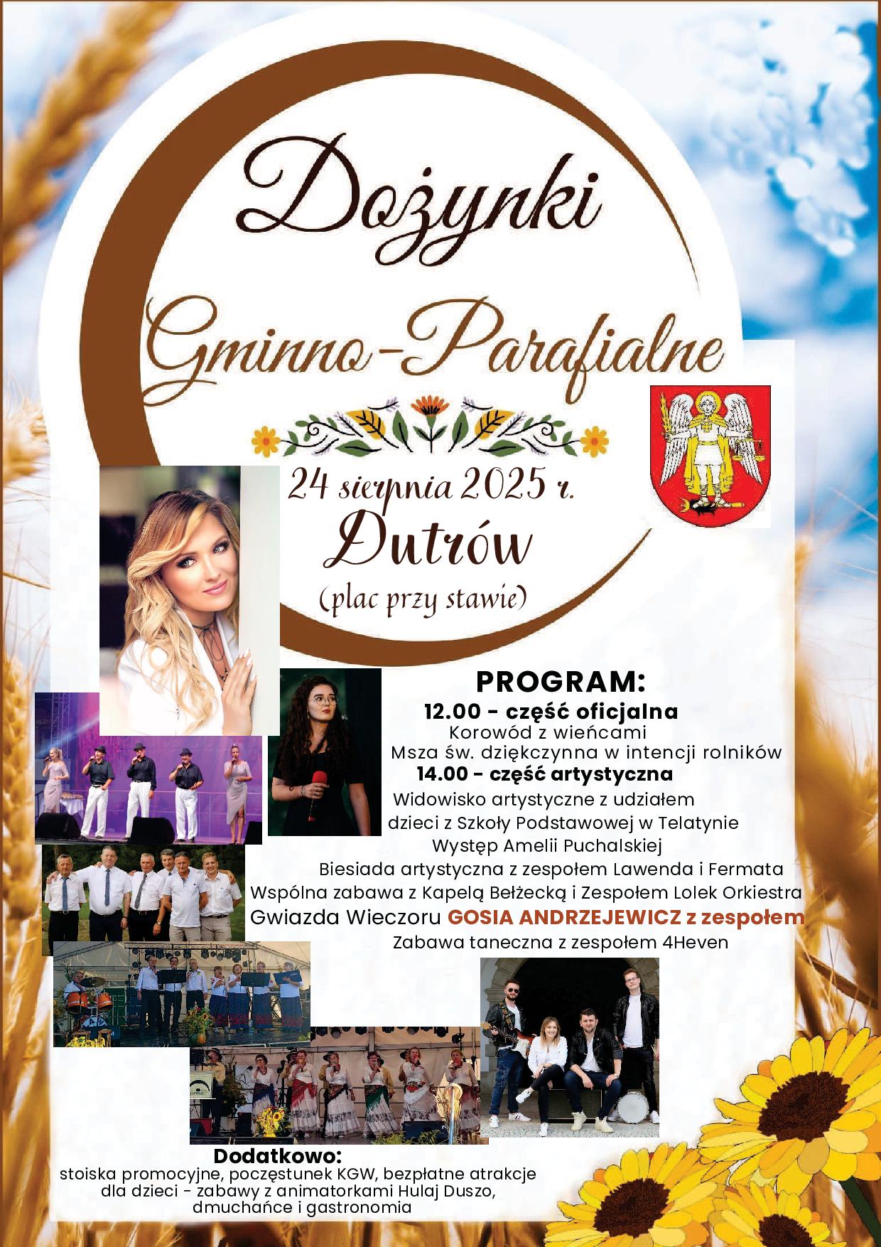 plakat doźynkowy