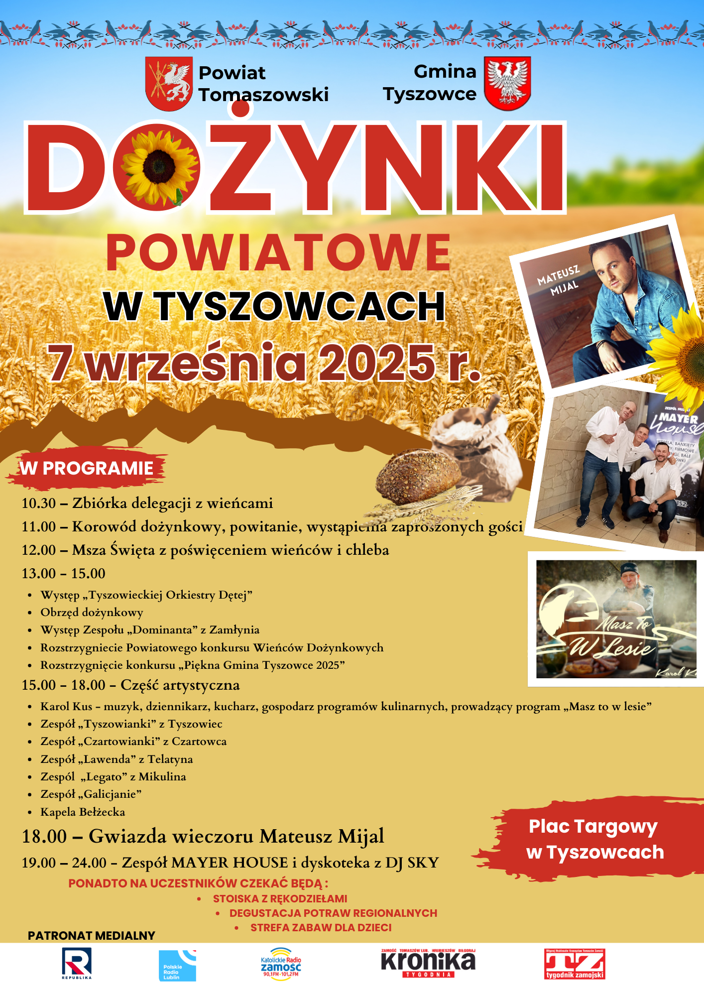 plakat dożynkowy