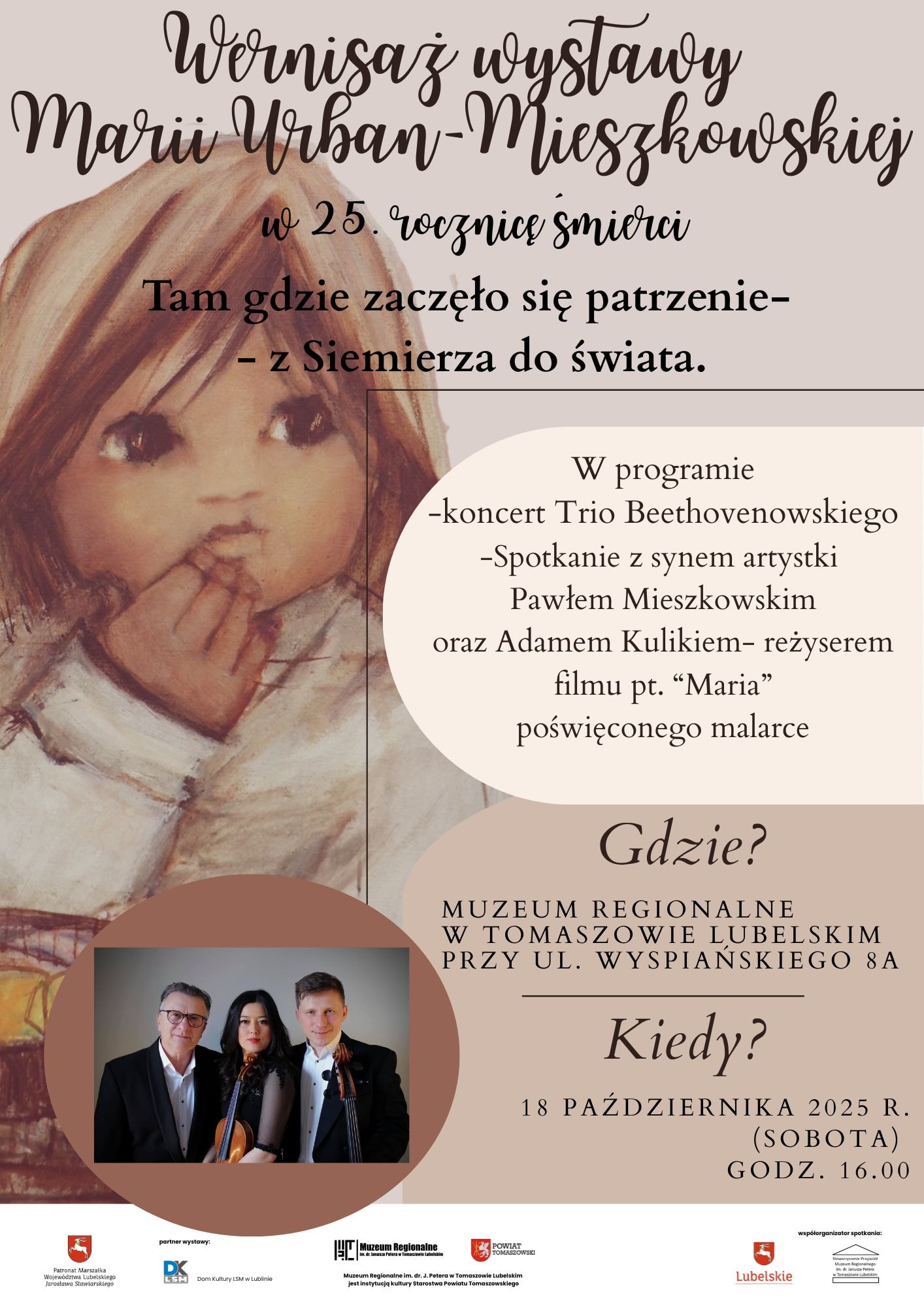 Wernisaż wystawy Marii Urban-Mieszkowskiej „Tam gdzie zaczęło się patrzenie – z Siemierza do świata”