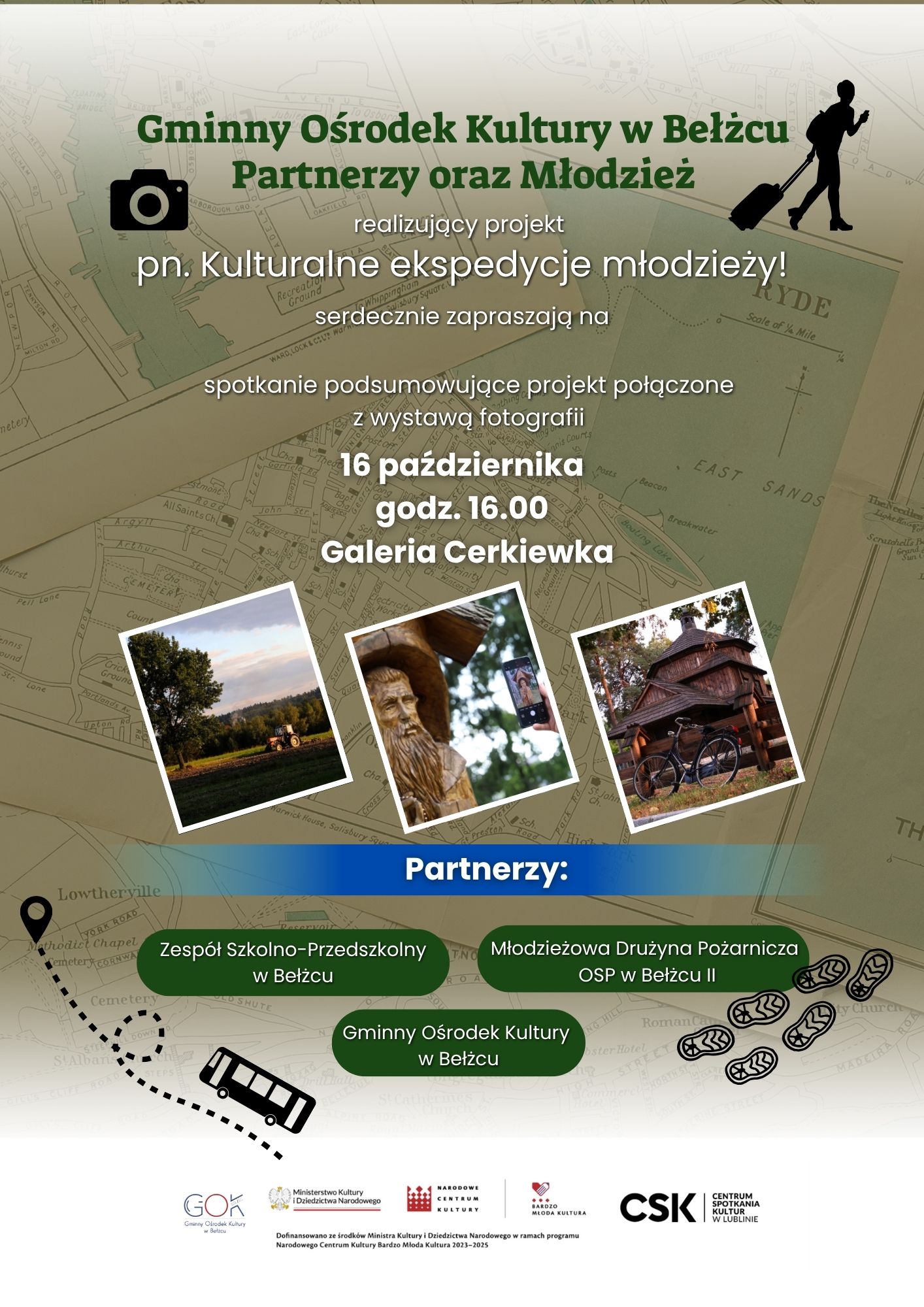 plakat informujący o spotkaniu