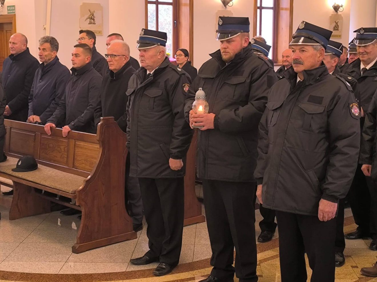 Powiatowe Zaduszki Strażackie w kościele pw. Świętego Józefa w Wieprzowie