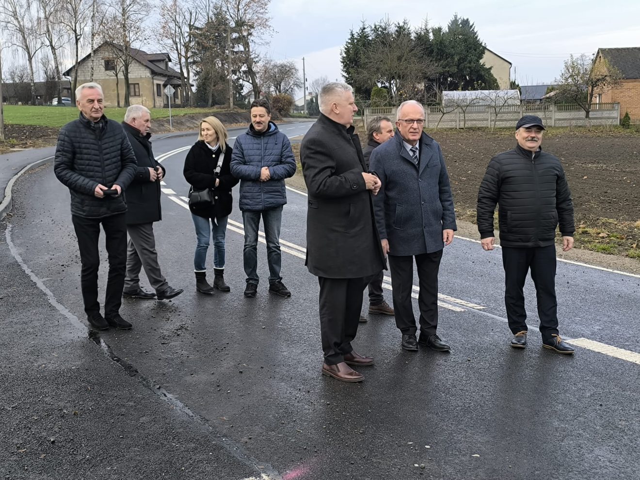 Oficjalne odebranie zmodernizowanego odcinka drogi powiatowej nr 3508L Michalów – Siemnice