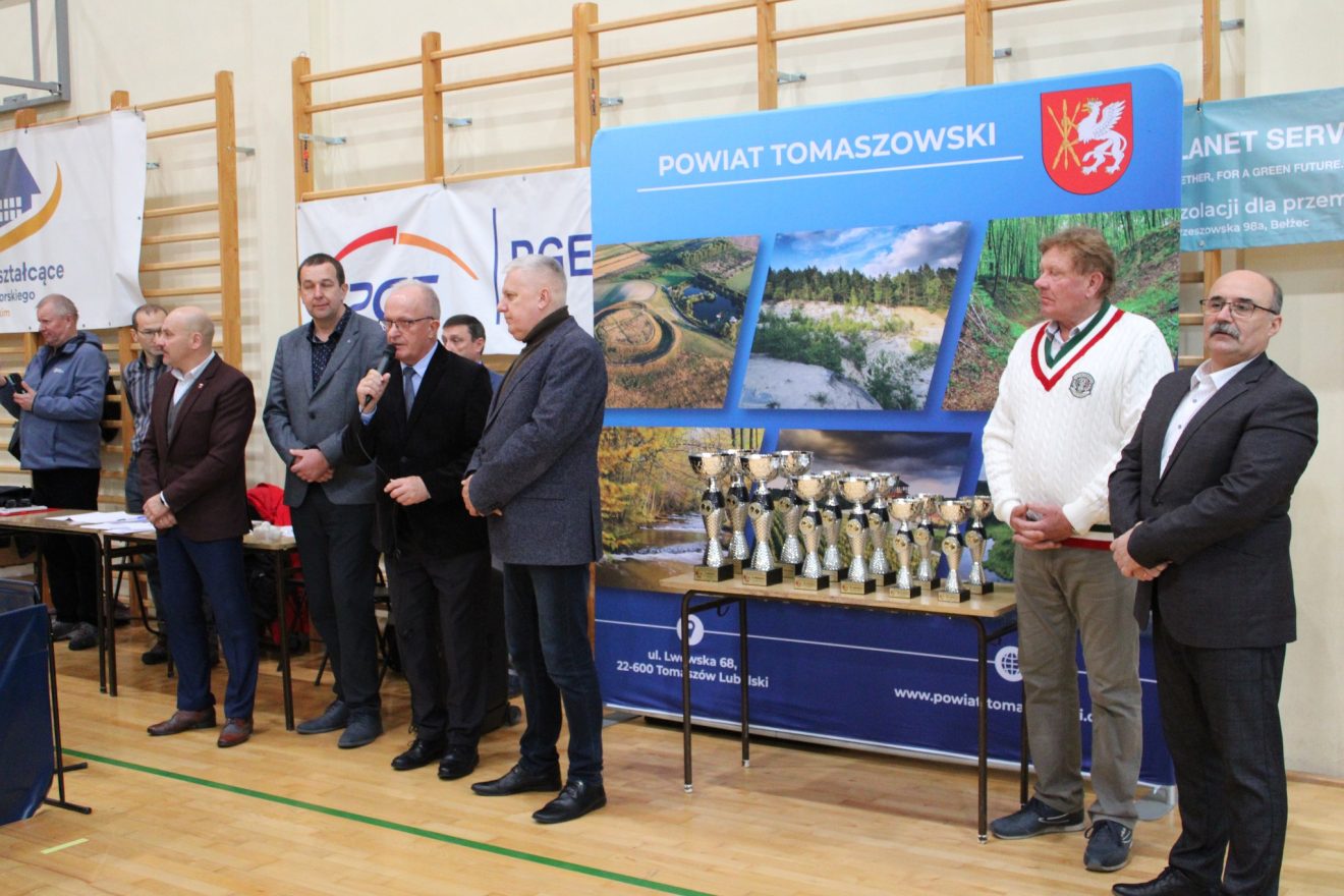 Turniej Tenisa Stołowego o Puchar Starosty Tomaszowskiego pod patronatem Posła na Sejm RP Tomasza Zielińskiego