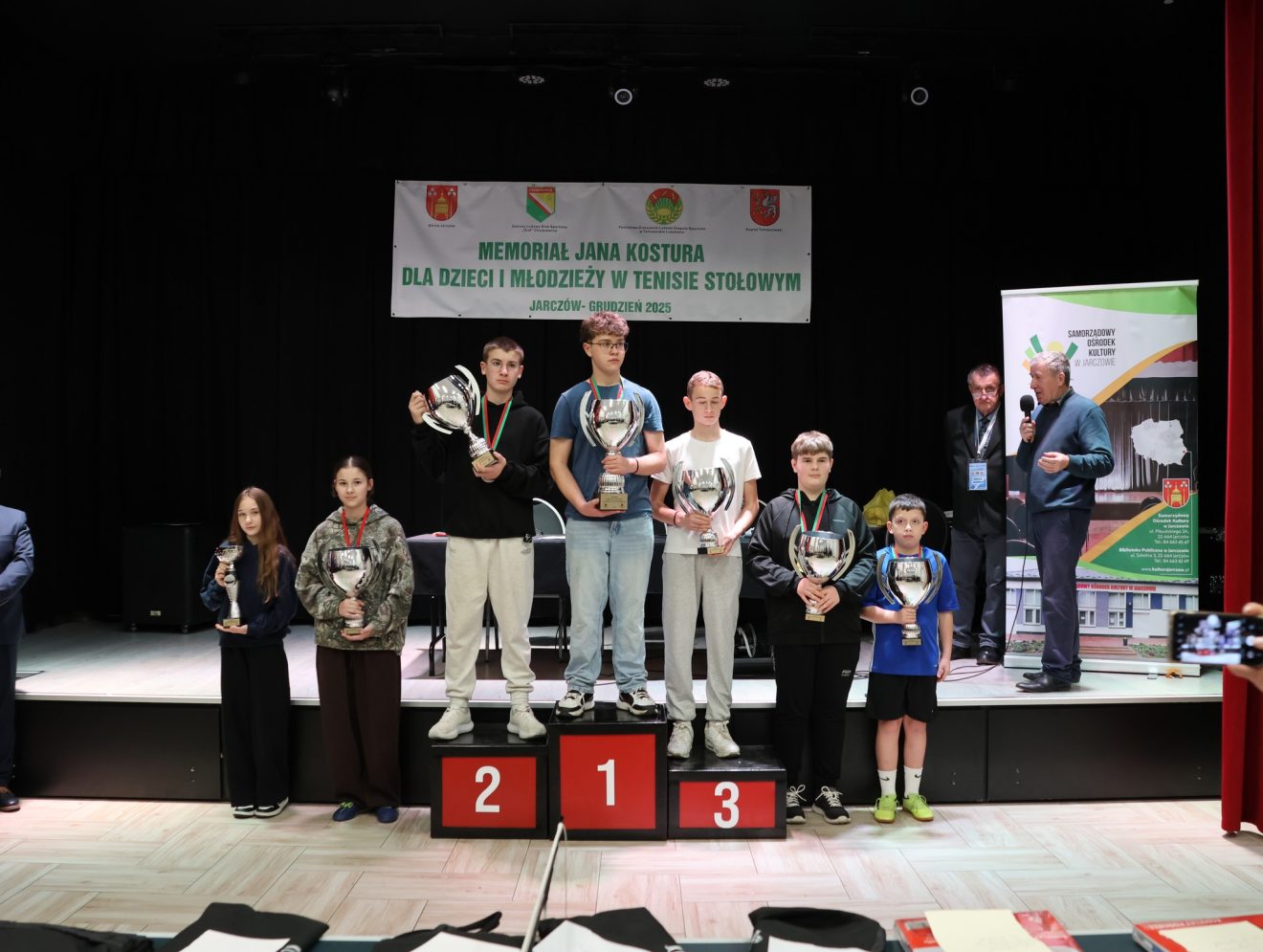 Komunikat Memoriału Jana Kostura w Tenisie Stołowym dla Dzieci i Młodzieży Jarczów 2025