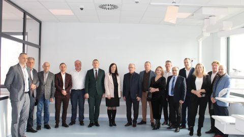 radni na wizycie szpitalu