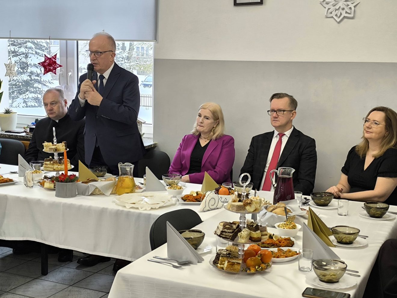 Spotkanie opłatkowe w Warsztatach Terapii Zajęciowej w Grabowicy